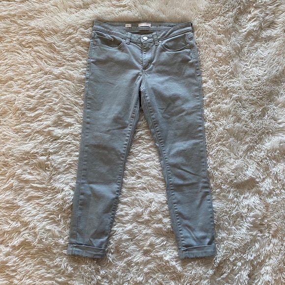 LC Lauren Conrad Cuffed Skinny Ankle Jeans - Picture 2 of 7